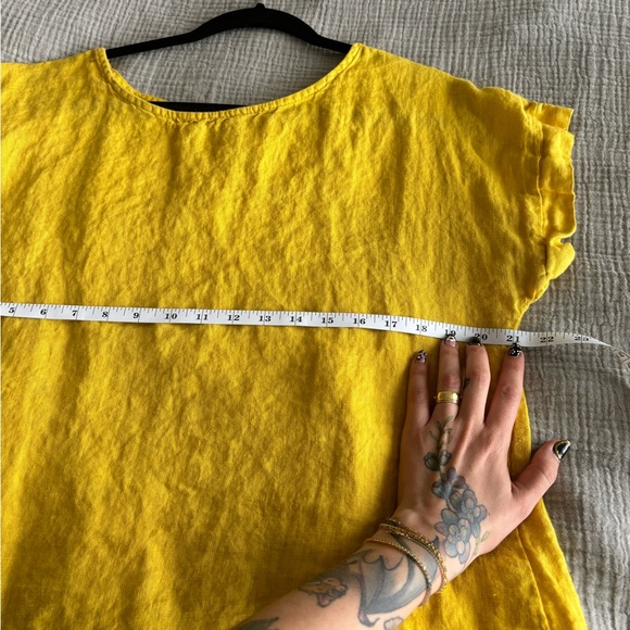 Vintage Linen Blouse - Picture 4 of 5